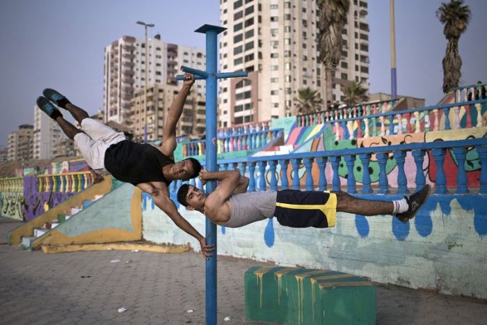 Любители воркаута из Палестины (17 фото)