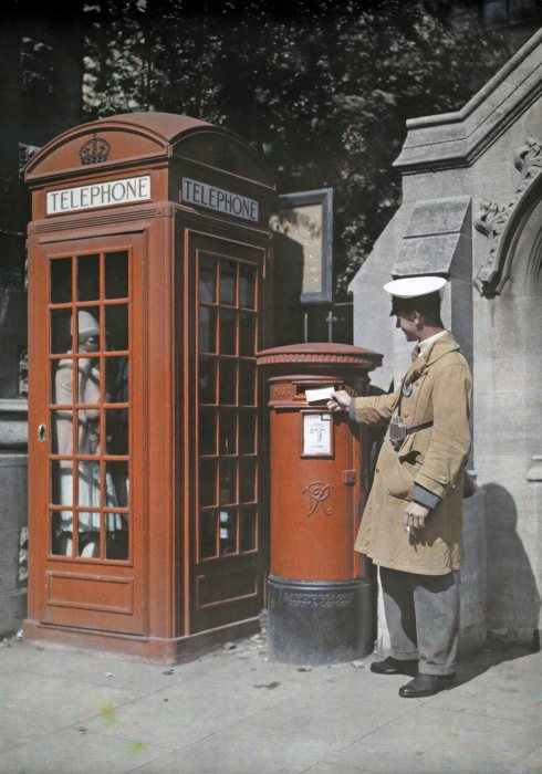 Цветные фотографии Великобритании и ее жителей, 20-е года XX века (21 фото)