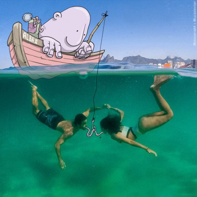 Забавные существа Лукаса Левитана на фото из Instagram (40 фото)