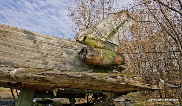 Деревянный «Буран» в аэропорту Раменское (10 фото)