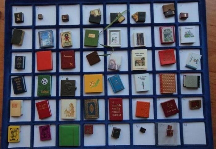 Самая большая коллекция самых маленьких книг (10 фото)