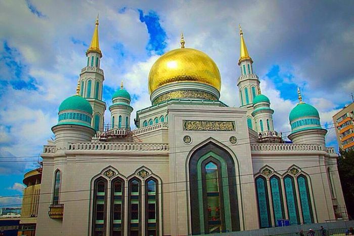 В Москве состоялось торжественное открытие Московской соборной мечети (11 фото)