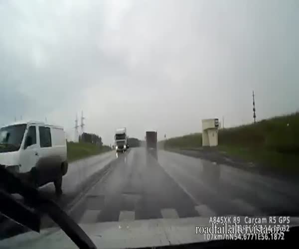 Подборка аварий с грузовиками