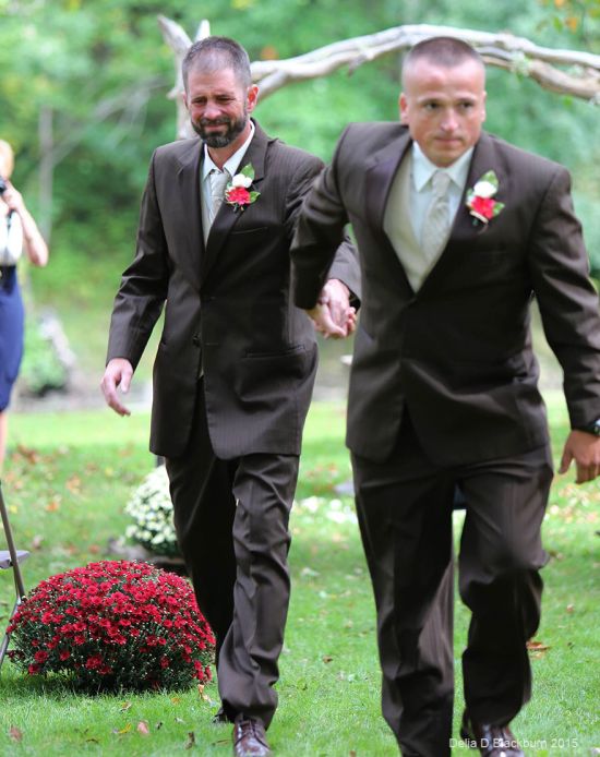 Трогательный случай на свадьбе в Кливленде (5 фото)