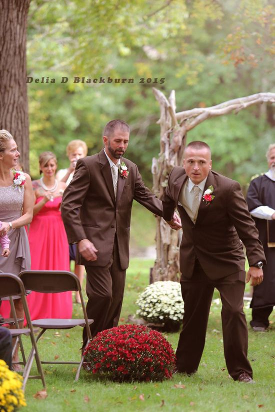 Трогательный случай на свадьбе в Кливленде (5 фото)