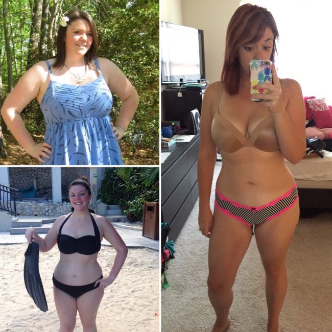 Люди, которые победили в борьбе с лишним весом (18 фото)