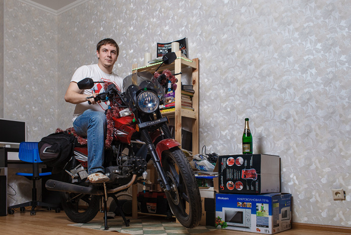 Зимовка мотоцикла в квартире (30 фото)