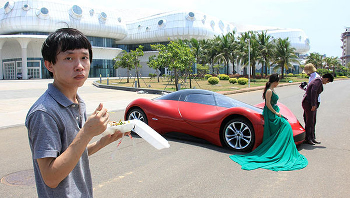 Молодой китаец построил самодельный суперкар (14 фото)