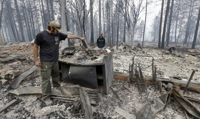 Лесные пожары в Калифорнии (13 фото)