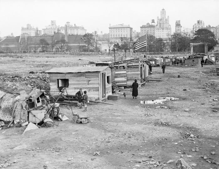 Нью-Йоркские трущобы во времена Великой депрессии (26 фото)