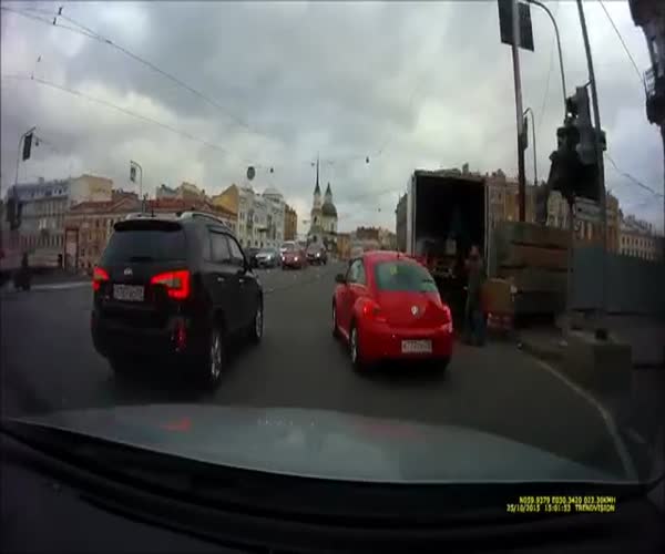 Дорожный инцидент в Санкт-Петербурге
