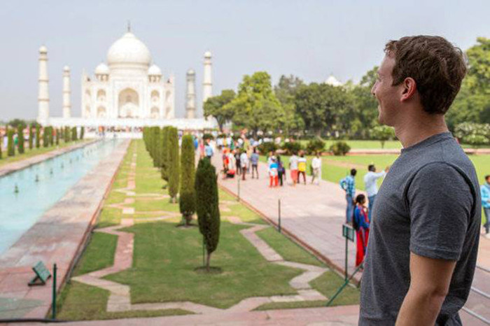 Основатель Facebook Марк Цукерберг посетил Китай и Индию (22 фото)