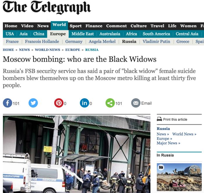 Что писали западные СМИ о терактах в Европе и России (8 фото)