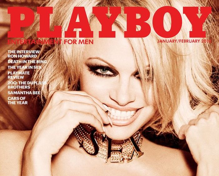 Последнюю эротическую обложку журнала Playboy украсит фото Памелы Андерсон (8 фото + видео)