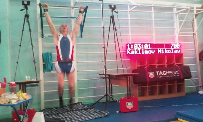 Россиянин Николай Каклимов подтянулся 4989 раз, установив новый рекорд мира (3 фото + видео)