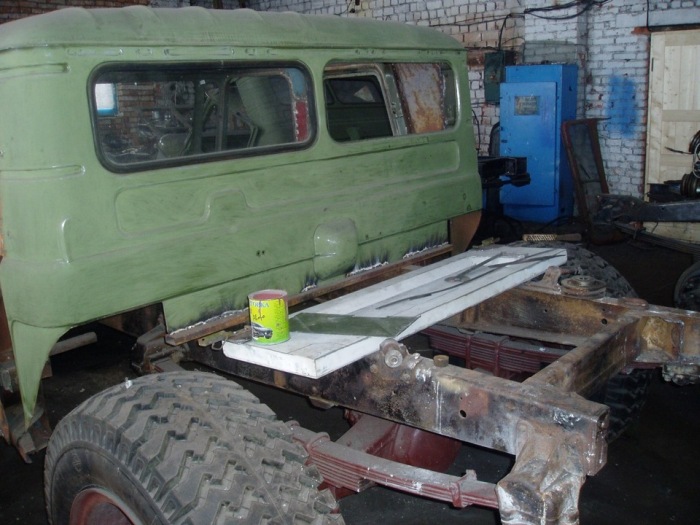 Самодельный супер-внедорожник на шасси ГАЗ-66