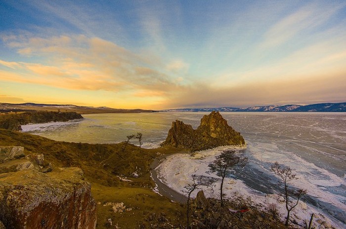 Красоты зимнего Байкала (35 фото)