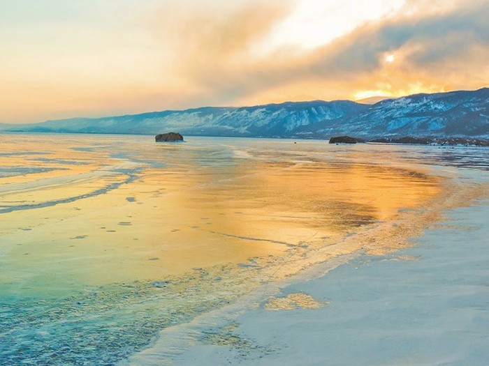 Красоты зимнего Байкала (35 фото)