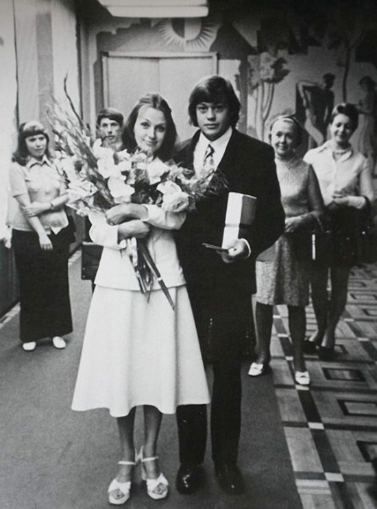 Свадебные снимки советских знаменитостей (6 фото)