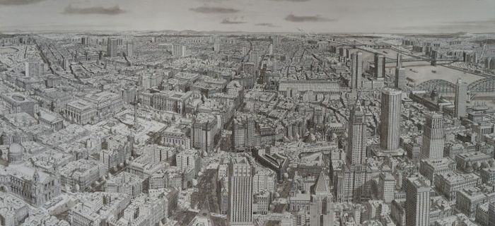 Рисунки городов по памяти от Стефана Бликроуда (14 фото)