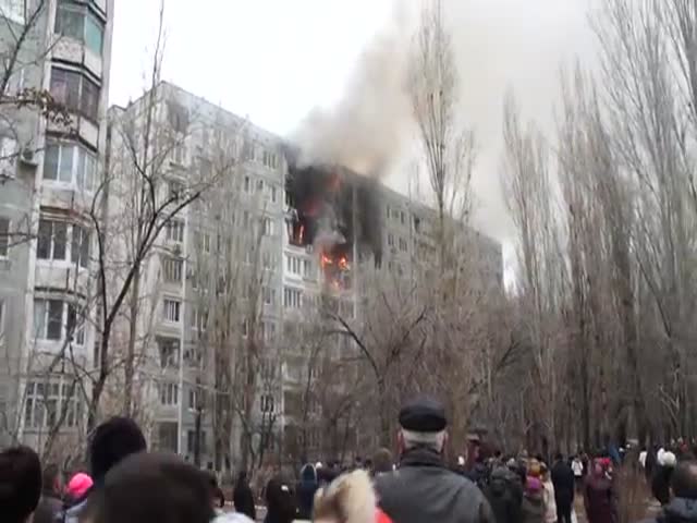 В Волгоградской многоэтажке произошел взрыв бытового газа