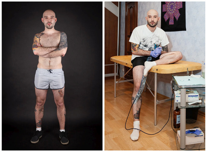 Российские фанаты татуировок (14 фото)