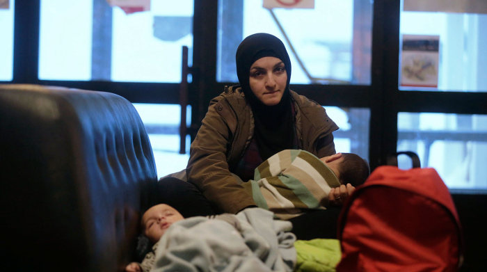 Жизнь сирийских беженцев в Лапландии (18 фото)