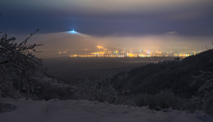 Зимние пейзажи Пятигорска (12 фото)