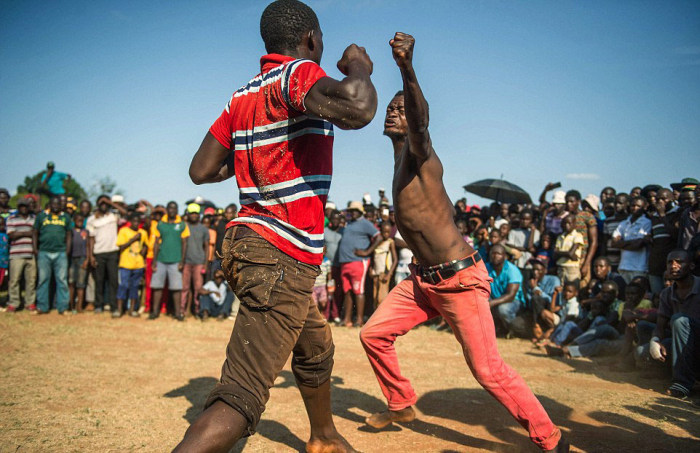 Кулачные бои Мусангве в ЮАР (12 фото)