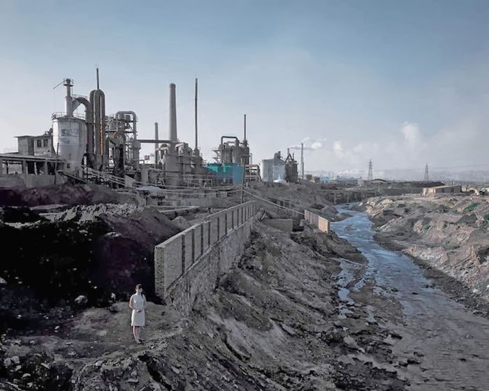Заброшенные городские и промышленные китайские пейзажи в фотопроекте Чена Чжагана (44 фото)