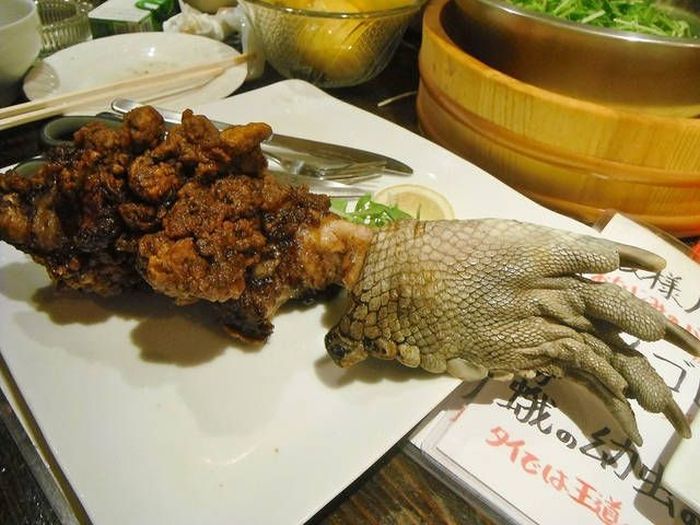 Экзотические мясные блюда японского ресторана (12 фото)