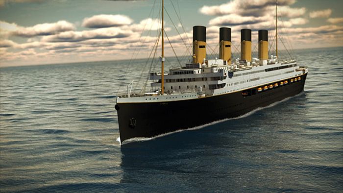 Копия океанского лайнера «Титаник» будет спущена на воду в 2018 году (20 фото)