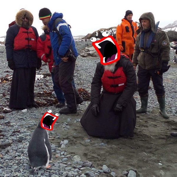 Фото патриарха Кирилла и пингвинов стало поводом для новых фотожаб (15 фото)