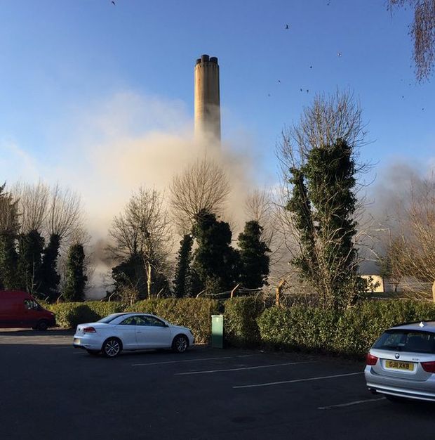В Великобритании произошел взрыв на электростанции города Дидкот (6 фото + видео)