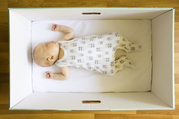 Коробка для новорожденных - простая идея, позволившая сократить детскую смертность в Финляндии (5 фото + видео)