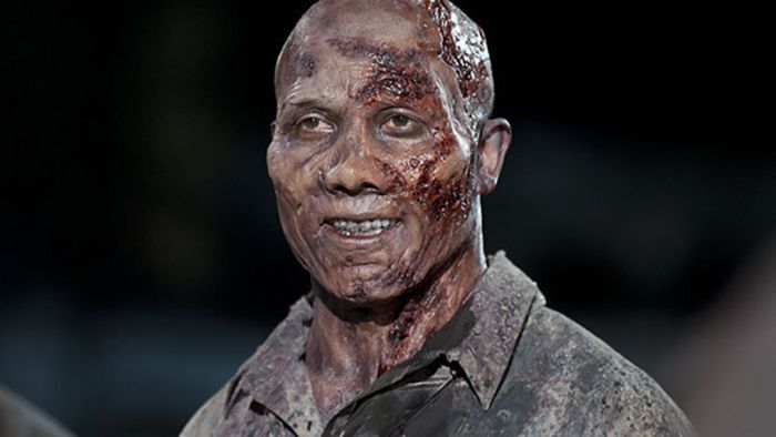 В сериале «Ходячие мертвецы» показали отрубленную голову с лицом Джонни Деппа (5 фото)