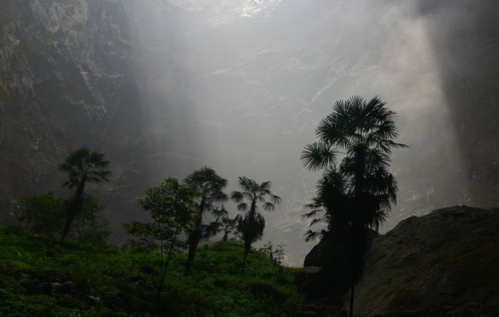 Удивительная изолированная экосистема, обнаруженная в Китае (9 фото)