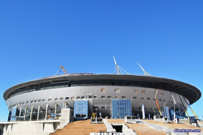 Стоимость стадиона «Зенит-Арена» превысила миллиард долларов (19 фото)