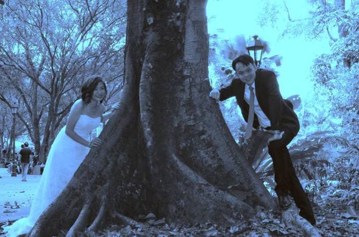 Плохой фотограф испортил свадьбу молодоженам (21 фото)