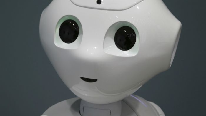 В Японии говорящего робота-гуманоида приняли в школу (5 фото + видео)