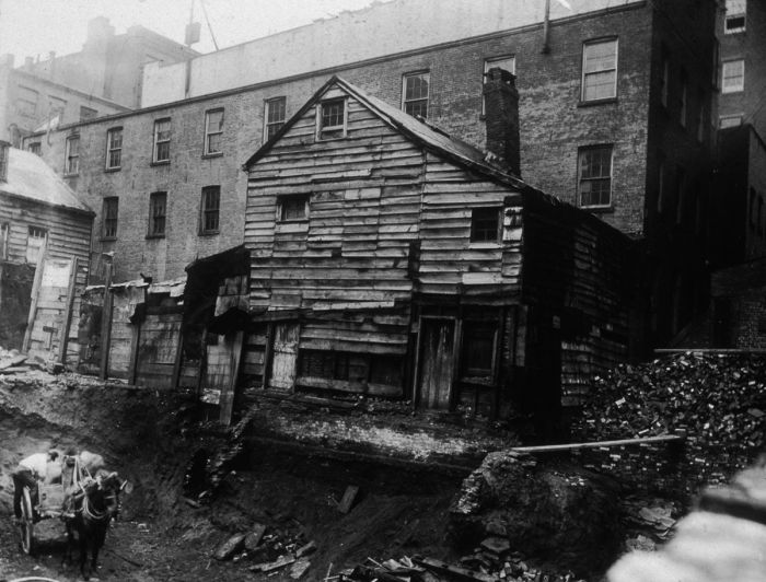 Трущобы Нью-Йорка конца XIX века (27 фото)