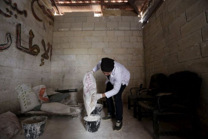 Сирийская мобильная клиника для жертв ампутантов (18 фото)
