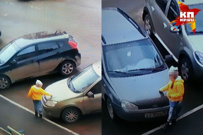В Ижевске злая 10-летняя девочка поцарапала 6 машин (3 фото)