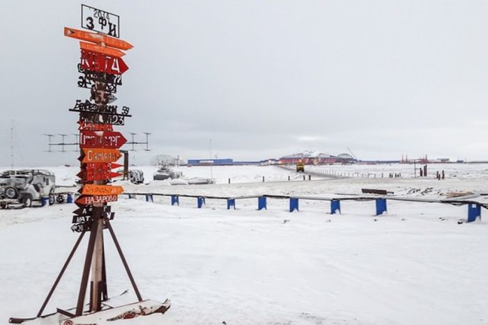«Арктический трилистник» - уникальный военный объект в Арктике (17 фото)