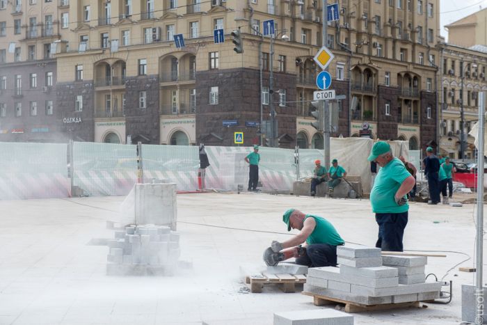 Реконструкция старой Москвы на Тверской (38 фото)