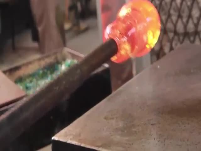Создание графина из битого стекла