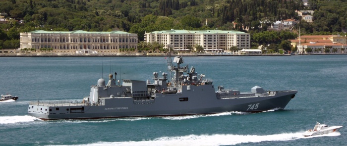 Фрегат «Адмирал Григорович» прибыл в Севастополь (4 фото)