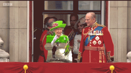 Пользователи сети пошутили над нарядом королевы Великобритании Елизаветы II (15 картинок)