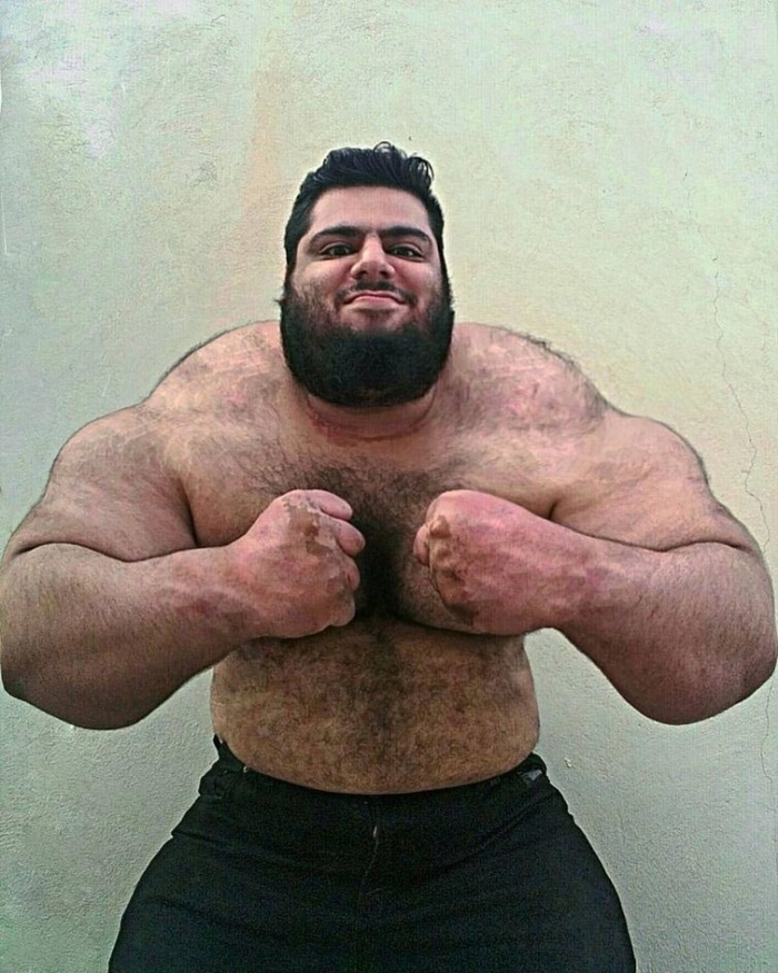 Тяжелоатлет Саджад Гариби - иранский «Халк» весом более 150 кг (14 фото)