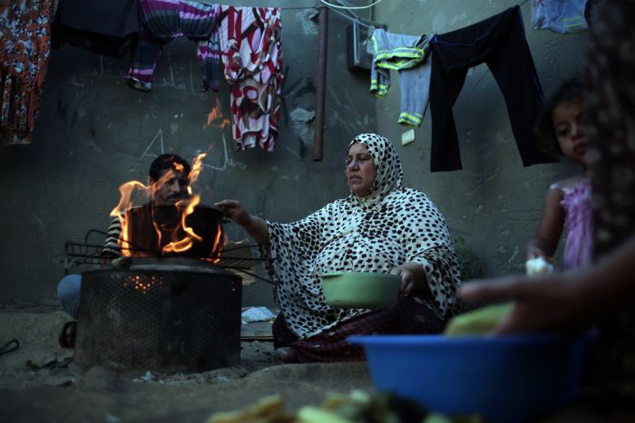 Трущобы беженцев в Секторе Газа (14 фото)